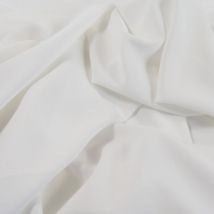 Tissu Crêpe Georgette Blanc Cassé Au Mètre - Craftine