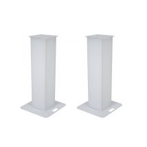 Eurolite 2x Support De Scène 150cm Incl. Housse Et Sac, Blanc - Eurolite