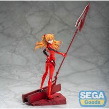 Evangelion : 3.0+1.0 Thrice Upon A Time - Statuette Luminasta Asuka Shikinami Langley X Spear Of Longinus 20 Cm - Sega