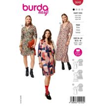 Patron Burda 5648 - Robe Taille N°fr 34-44