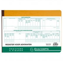 Piqûre Recettes Et Dépenses - Avocats - Texte Nl - 80 Pages - Exacompta