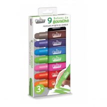 Boite De 9 Crayons Gras Retractables - Créa Lign'