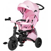 Hypermotion Tricycle Pour Enfant 12 Mois À 5 Ans (25 Kg), Poussette Habillage Pluie, Roues Pompées, Siège Pivotant, Pliante | Tobi Velar Rose