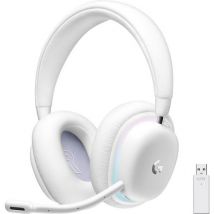 Casque Gamer - Sans Fil - G735 Lightspeed - Rvb - Micro Amovible - Blanc - Logitech G