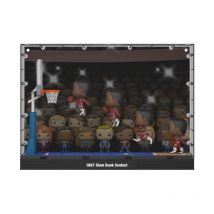 Nba - Figurines Pop! Nba Moments Deluxe Bulls Michael Jordan (1987 Concours Dunk) 9 Cm - Funko