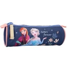 Trousse Ronde La Reine Des Neiges Sisters Forever - 20 Cm - Trousse Frozen
