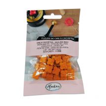 Cire À Cacheter - Orange Nacré - Fleur De Cire - Carterie - Loisirs Créatifs - Aladine Scrapbooking