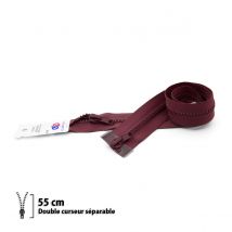 Fermeture Z68, Séparable 6 Mm Double Curseur - 55cm - Eclair Prym