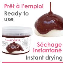 Glaçage Miroir Prêt À L'Emploi Chocolat 300g - Scrapcooking