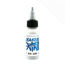 Peinture Cuir Et Textile Sneakarts - Fluorescente Neon Blanc 30ml - Chaussures, Vêtements, Sacs - Sneakarts