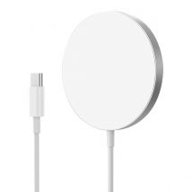 Mayaxess Chargeur Magsafe Magnétique 15w Pour Iphone 17 Pro Max Blanc