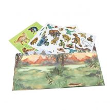 Autocollants Mini Dino World - Carnet De Stickers Dinosaures - Classic World