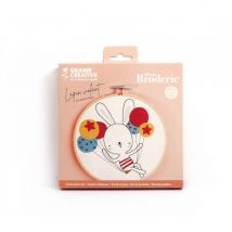 Kit Broderie Partielle Lapin Volant - Graine Creative