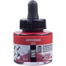 Flacon Encre Acrylique Acrylic Ink Amsterdam 30ml Rose Quinacridone