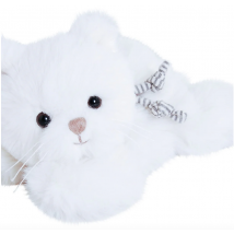 Cosy Cats Blanc/argent - 18cm - Bukowski