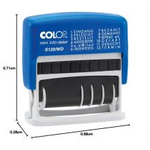 Colop Tampon Dateur Mini Dater S120, Mois En Lettres, Fr - colop