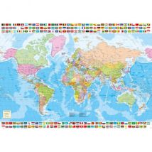 Puzzle La Carte Du Monde 1500 Piéces - Collection Pays - Educa - 18500 - Educa
