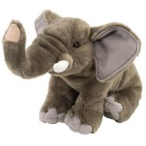 Peluche Elephant Gris 33 Cm - Animaux De La Savane - Wild Republic - 11498 - Wild Republic