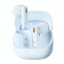 Ecouteurs Bluetooth Rose Avec Réduction De Bruit Et Mode Jeu Bas Latence Bleu Yonis - Yonis