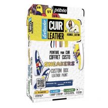 Coffret Peinture Pour Cuir - Pour Customiser Ses Chaussures - Sneakers - Setacolor Cuir - Pébéo
