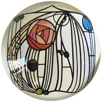 Presse Papier Rose Window Par Charles Rennie Mackintosh - Parastone
