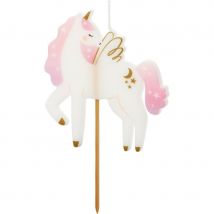 1 Bougie Licorne - PartyDeco