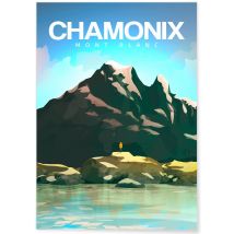 Affiche Ville Chamonix-mont-blanc | A3 : 29,7x42cm - L'afficherie