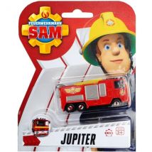 Véhicule En Métal Sam Le Pompier - Jupiter Le Camion De Pompier - Voiture Miniature - Dickie 203091000c - Dickie