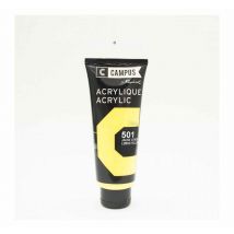 Peinture Acrylique 100 Ml - Jaune Citron N°501 - Campus