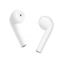 Écouteurs Bluetooth Sans Fil Bouton De Contrôle Autonomie 12h Setty Blanc