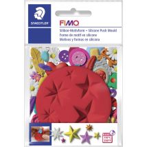 Push Mould Silicone Etoiles / 8725 20 - Fimo