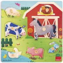 Puzzle Mamans Et Bébés Ferme - Goula