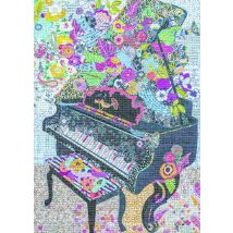 Puzzle 1000 Pièces - Sewn Piano - Heye