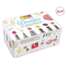 Coffret À Pâtisserie - 6 Douilles Inox Et Poches Jetables - Scrapcooking