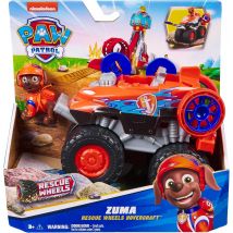 Coffret Pat Patrouille Rescue Wheels : Tout Terrain Hovercraft + Zuma - Vehicule Transformable - Figurine Chien - Paw Patrol - Spin Master - Spin 