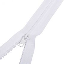 Fermeture Injectée Séparable Idéale Blouson - Blanc - Mediac