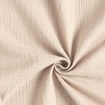 Coupon De Tissu En Double Gaze De Coton - Laize : 130 Cm - Craft Loom