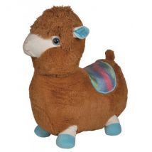 Grande Peluche Bernard Le Lama Brun 73cm - Nicotoy - Nicotoy