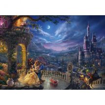 Puzzle La Belle Et La Bete Disney 1000 Pieces - Thomas Kinkade, Dessin Anime - Schmidt - 59484 - Schmidt