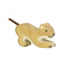 Figurine Holtztiger Petit Lion Jouant