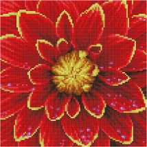 Diamond Dotz, Dahlia, Dim. 28x35,5 Cm, 1 Pq.