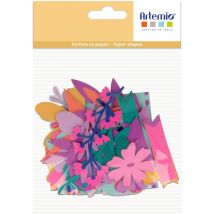 Dies Cut Papier - Color Block - 55 Pcs - Artemio