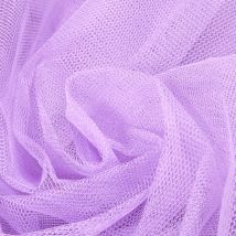 Tissu Tulle Rigide Uni Parme - Au Mètre - Craftine