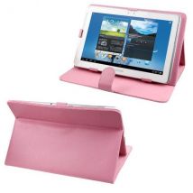 Housse Tablette Tactile Intégrale 10.1 Pouces Universelle Support Étui Cuir Rose Yonis - Yonis