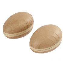 2 Oeufs Carton En Deux Parties - 12 Cm - Creotime