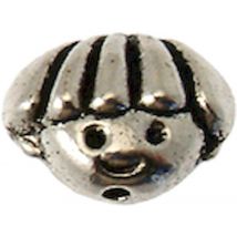 Perle Métal Garçon 12x9 Mm Argenté (10 Pièces) - Megacrea DIY