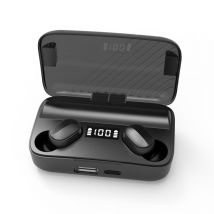 Écouteurs Bluetooth Anti-bruit Avec Boîtier Magnétique Et Écran Led Yonis - Yonis
