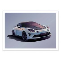 Affiche 50 X 70 Cm - Alpine A 110 R - Artmoric - Wall Editions