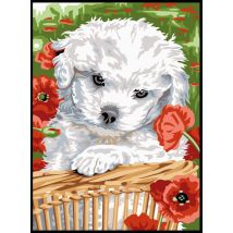 Canevas Pénélope Antique Tendresse 30x40cm - Margot