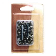 36 Petits Oeillets 5mm Et Outil Couleur Bronze - My mercerie